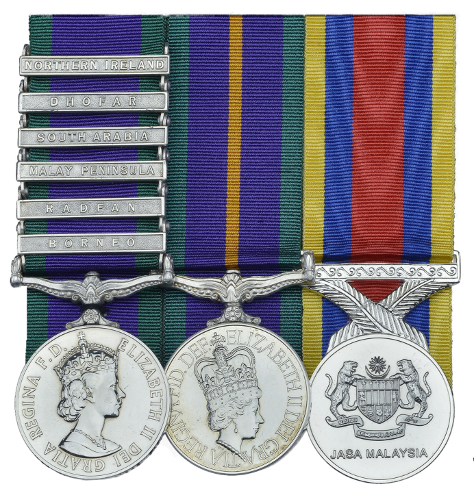 Collection of medals Including the PJM